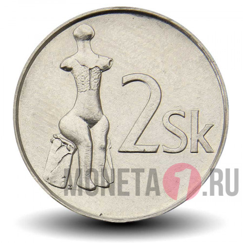2 кроны 2003 года - Словакия - Скульптура Венеры