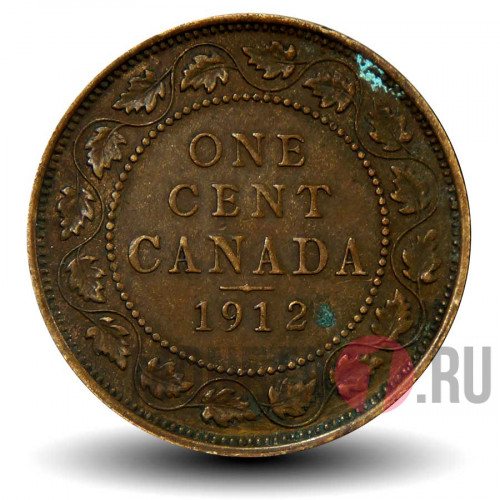 1 цент 1912 года - Канада - George V