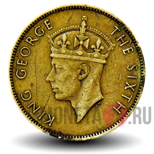 1 пенни 1952 года - Ямайка - George VI