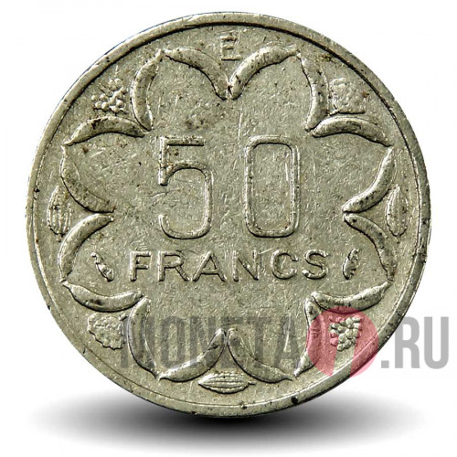 50 франков 1977 года - E (Камерун) - Центрально-Африканские штаты - Антилопы