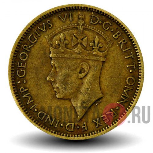 1 шиллинг 1940 года - Британская Западная Африка - George VI