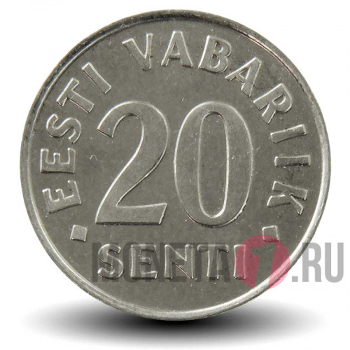 20 сентов 2003 года - Эстония - UNC