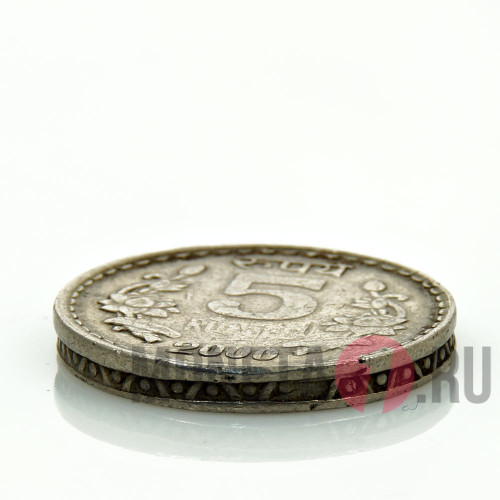 5 рупий 2000 года - Индия -  "*" - Хайдарабад