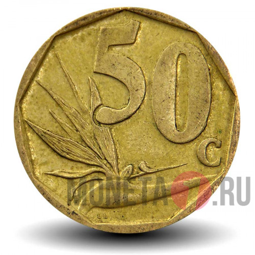 50 центов 2016 года - ЮАР - Цветок Райская птица