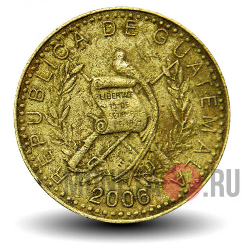 1 кетсаль 2006 года - Гватемала - Голубь мира