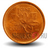1 цент 2005 года - Канада - Кленовый лист