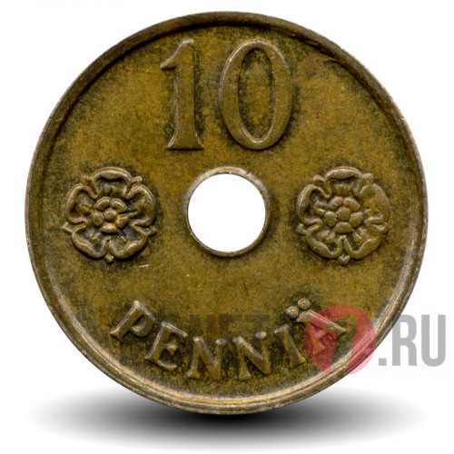 10 пенни 1942 года - Финляндия