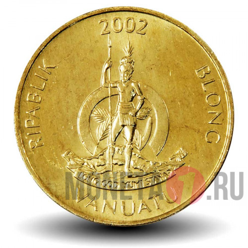 2 вату 2002 года - Вануату - Ракушка