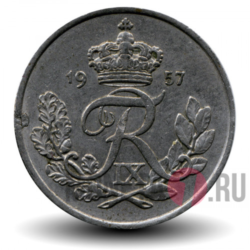 25 ore 1957 года - Дания - Фредерик IX
