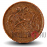 2 пенса 1988 года - Ирландия - Арфа