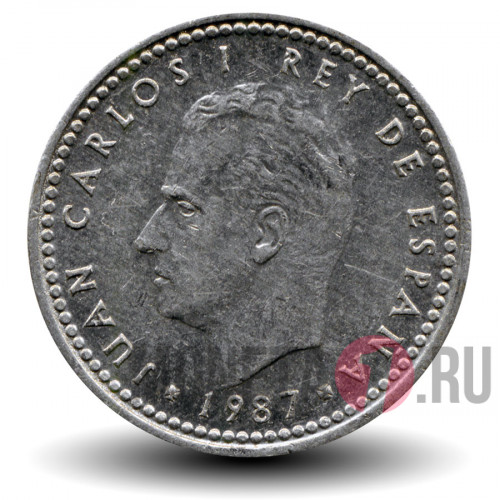 1 песета 1987 года - Хуан Карлос I - Испания