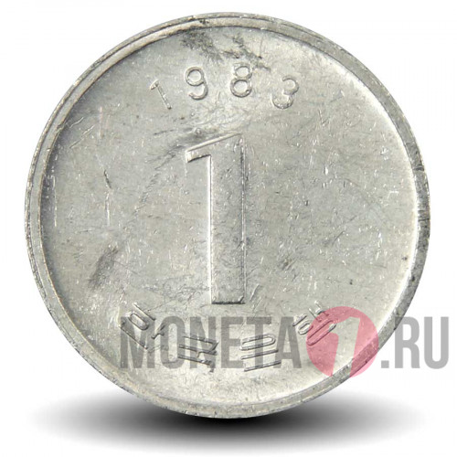 1 вона 1983 года - Южная Корея - Роза Шарона