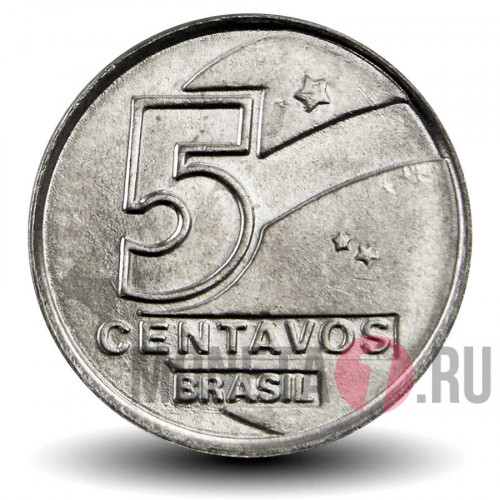 5 сентаво 1989 года - Бразилия