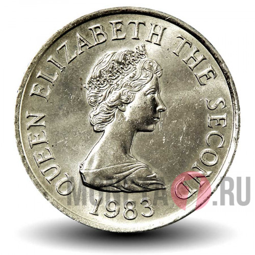 10 пенсов 1983 года - Остров Джерси - Елизавета II