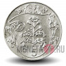5 пенсов 1986 года - AB - Остров Мэн - Растение