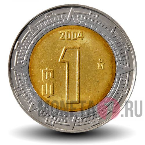 1 песо 2004 года - Мексика - aUNC