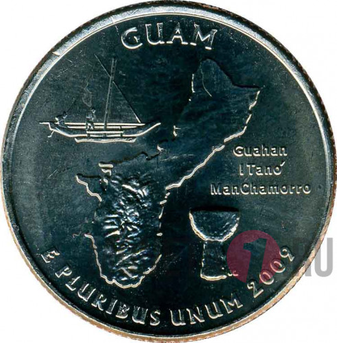 Quarter США 2009 год - Гуам - P