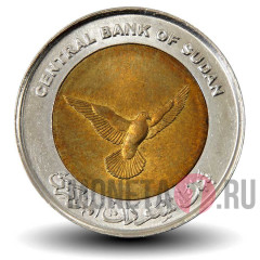 50 пиастров 2006 года - Судан - Голубь (Магнитная)