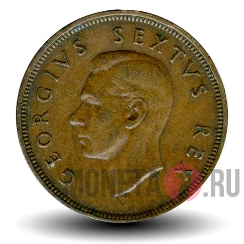 1 пенни - Южная Африка (ЮАР) 1952 - Парусник Дромедарис