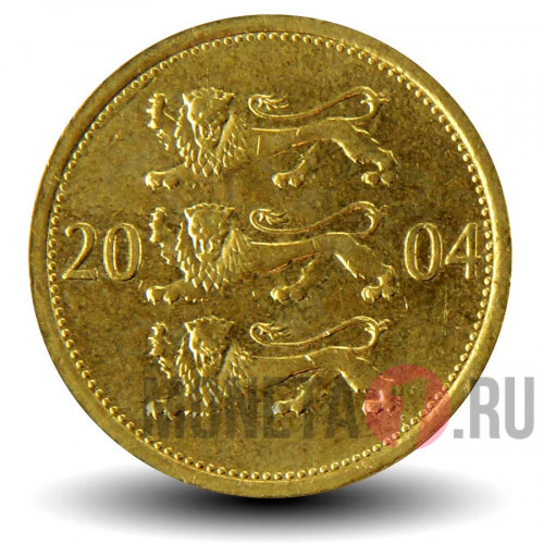 50 сентов 2004 года - Эстония - UNC