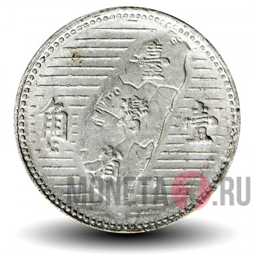 1 джао 1955 года - Тайвань - Карта