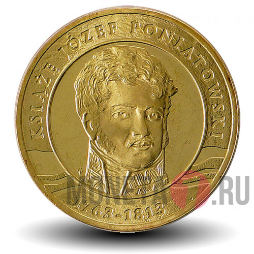 2 злотых 2013 года - 200 лет со смерти Юзефа Понятовского