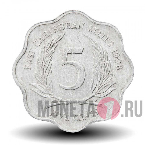 5 центов 1998 года - Восточные Карибские территории