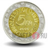 5 франков 2000 года - Швейцария - Карнавал в Базеле