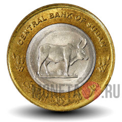 20 пиастров 2006 года - Судан - Бык - (Немагнитная)