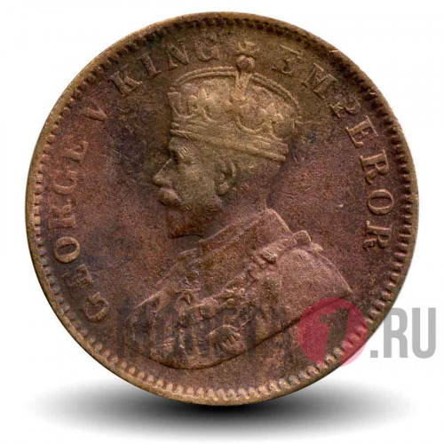 One Quarter Anna 1914 года - Британская Индия