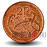 2 пенса 1996 года - Ирландия - Арфа