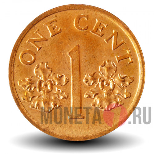 1 цент 1993 года - Сингапур - Орхидеи