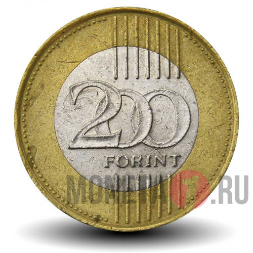 200 форинтов 2010 года - Венгрия - Цепной мост