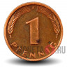 1 пфенниг 1979 года - ФРГ - F