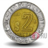 2 песо 1999 года - Мексика