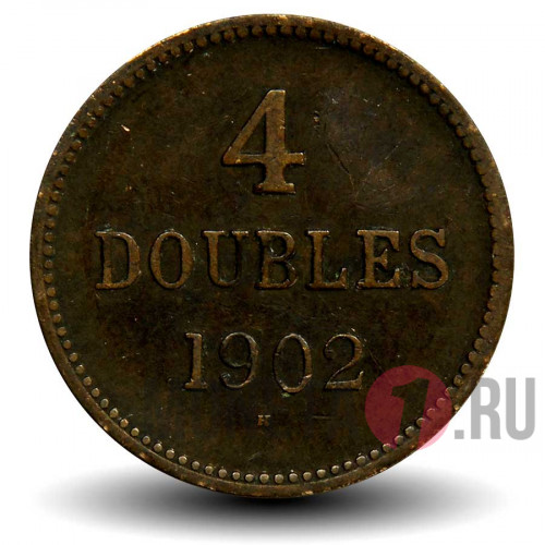 4 дубля 1902 года - Остров Гернси