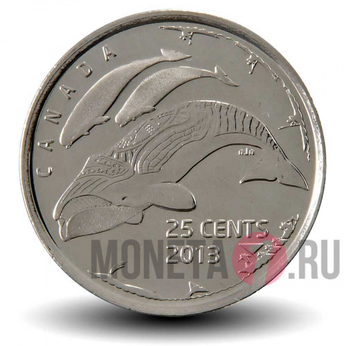 25 центов 2013 года - Жизнь на Севере - Канада