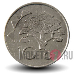 10 центов 1998 года - Намибия - Верблюжья акация