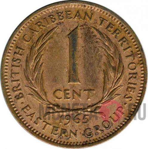 1 цент 1965 год - Брит. Карибские Территории