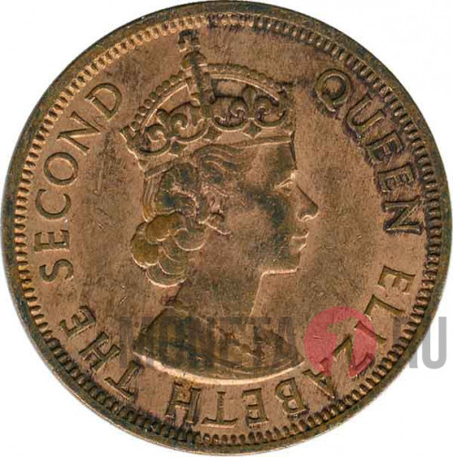 1 цент 1965 год - Брит. Карибские Территории
