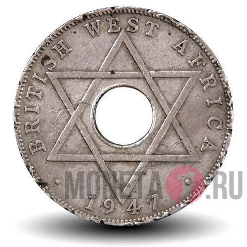 1/2 пенни 1947 года - KN - Британская Западная Африка - George VI
