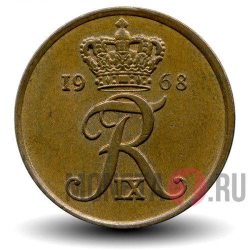 5 ore 1968 года - Дания - Фредерик IX
