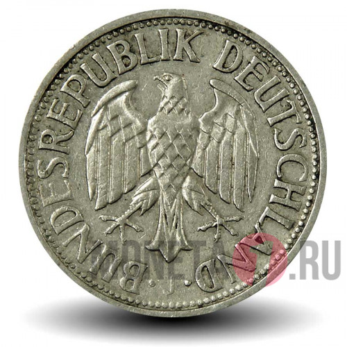 1 марка 1959 года - ФРГ - J