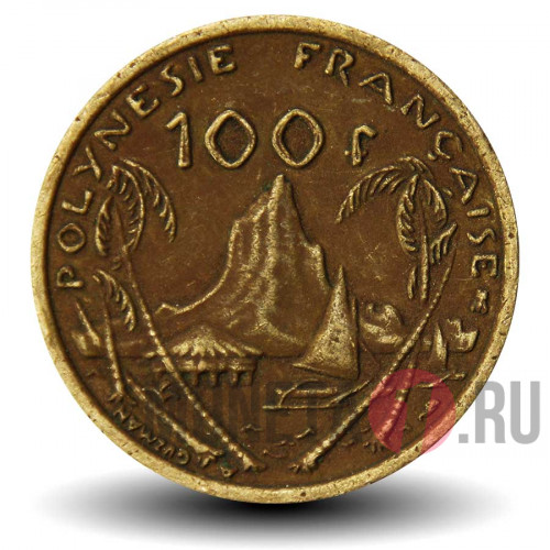 100 франков 2000 года - Французская Полинезия - Остров Муреа