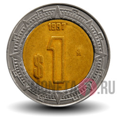 1 песо 1997 года - Мексика