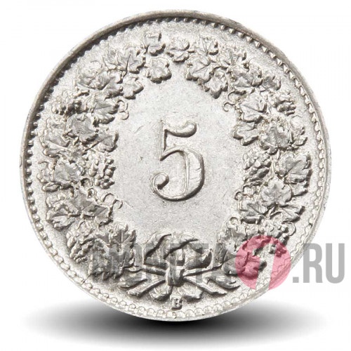 5 раппенов 1934 года - Швейцария