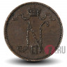 1 пенни 1900 года - Русская Финляндия - Вензель Николая II