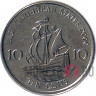 10 центов 2000 год - Брит. Карибские Территории