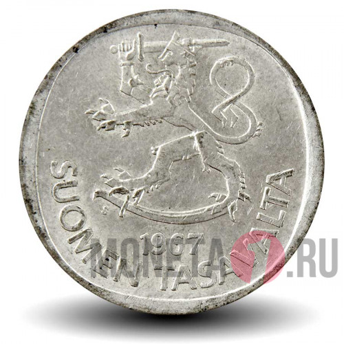 1 марка 1967 года - Финляндия