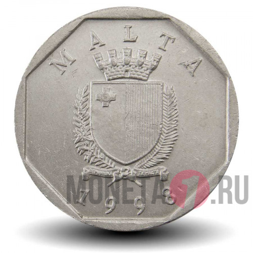 50 центов 1998 года - Мальта - Цветок
